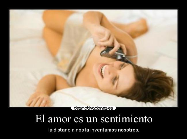 El amor es un sentimiento -