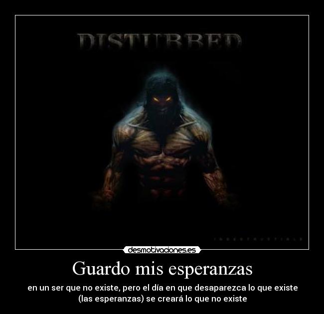 Guardo mis esperanzas -