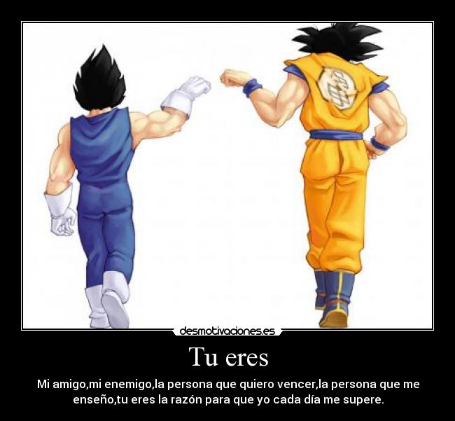 carteles goku vegeta desmotivaciones