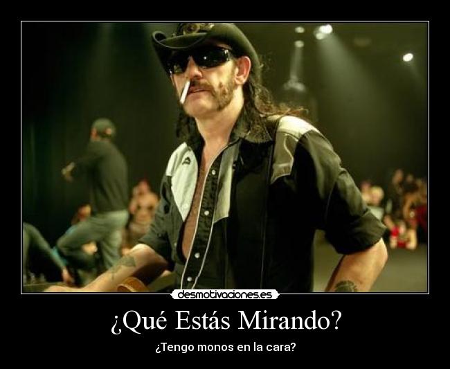 ¿Qué Estás Mirando? - ¿Tengo monos en la cara?