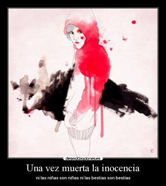 Una vez muerta la inocencia -
