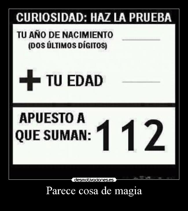 Parece cosa de magia - 