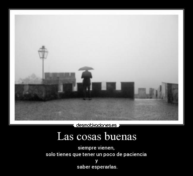 Las cosas buenas - 