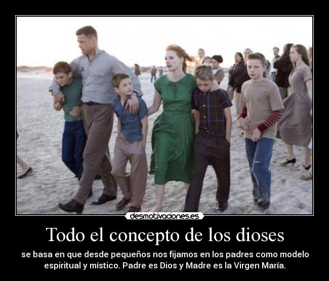 Todo el concepto de los dioses -