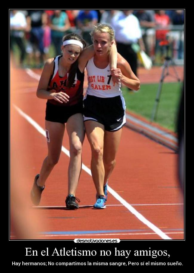 carteles amigos atletismo desmotivaciones