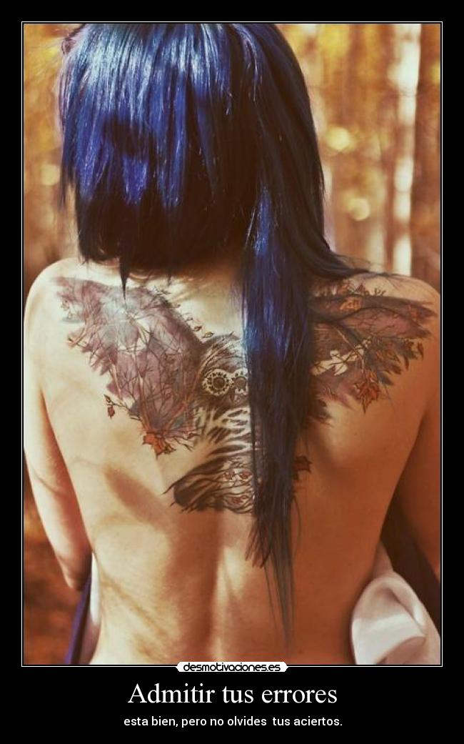 Admitir tus errores -
