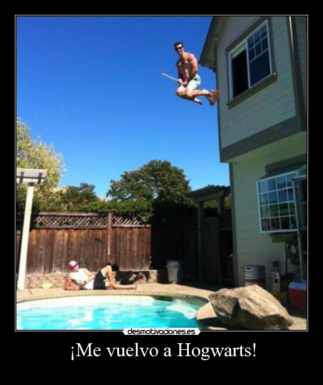 ¡Me vuelvo a Hogwarts! -