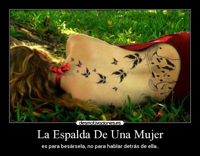 La Espalda De Una Mujer -