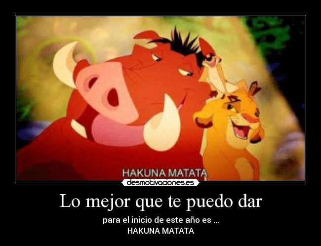 Lo mejor que te puedo dar -