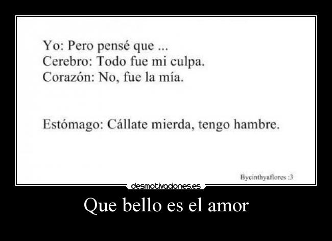 Que bello es el amor - 