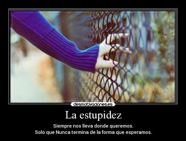 carteles estupidez verdad desmotiva desmotivaciones