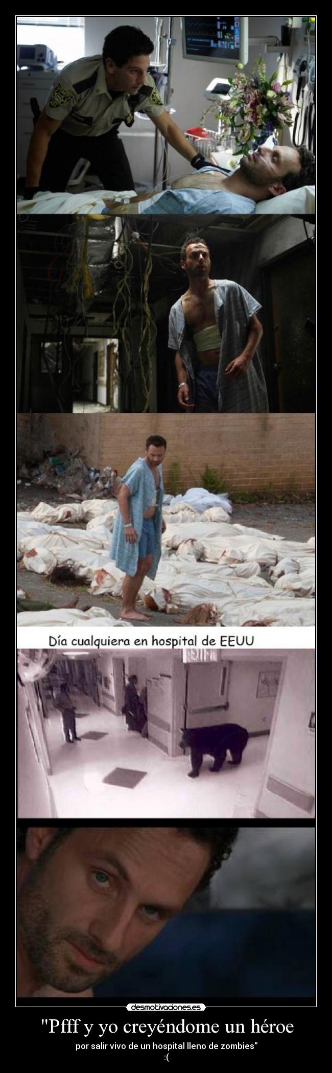 carteles the walking dead desmotivaciones