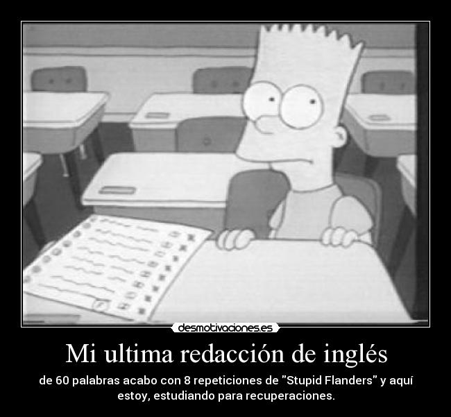 Mi ultima redacción de inglés - 