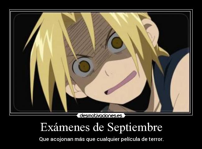 Exámenes de Septiembre -