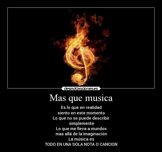 carteles musica musica sentimiento mundos desmotivaciones