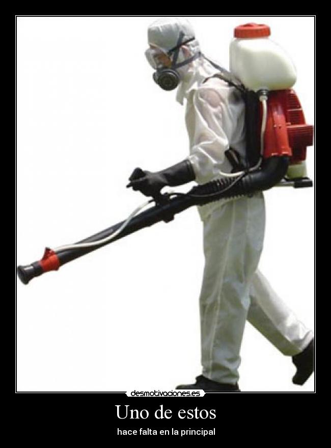 Uno de estos - hace falta en la principal