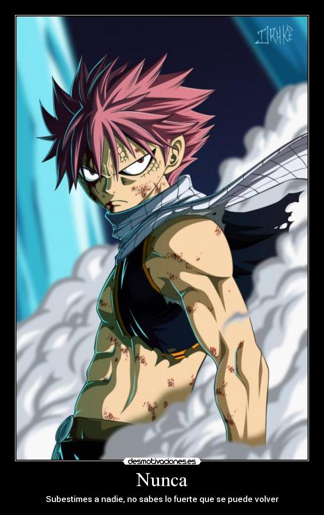 carteles fairy tail natsu dragneel desmotivaciones