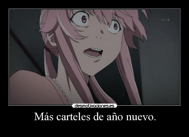 Más carteles de año nuevo. -