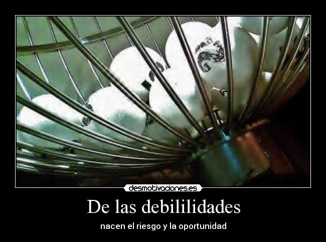 De las debililidades - 