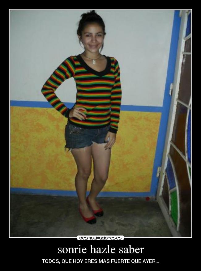 sonrie hazle saber - 