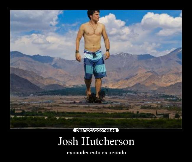 Josh Hutcherson - esconder esto es pecado