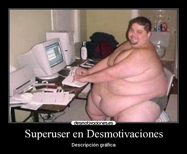Superuser en Desmotivaciones - Descripción gráfica