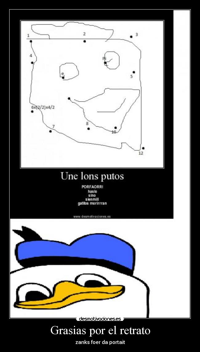 Grasias por el retrato - zanks foer da portait