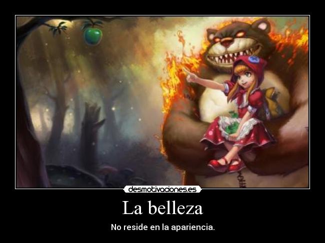 La belleza -