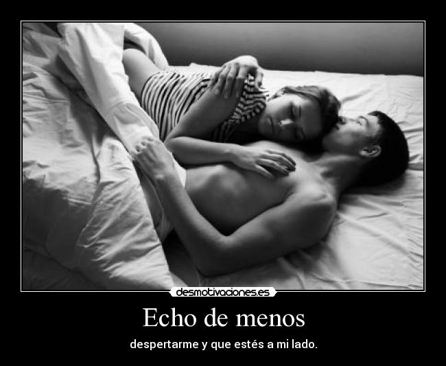 Echo de menos -