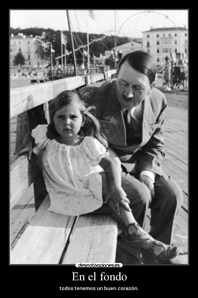 En el fondo - todos tenemos un buen corazón.