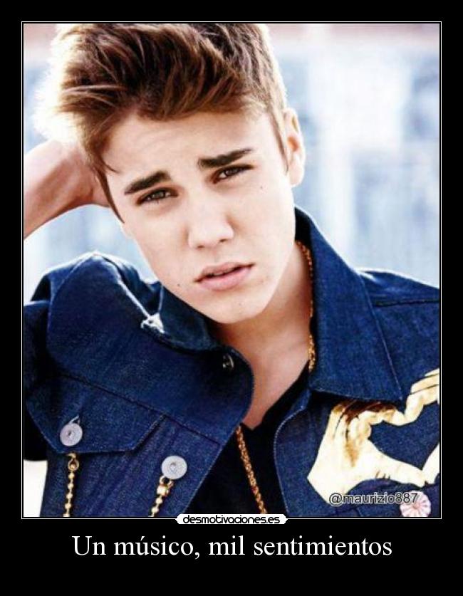 carteles sentimientos bieber desmotivaciones