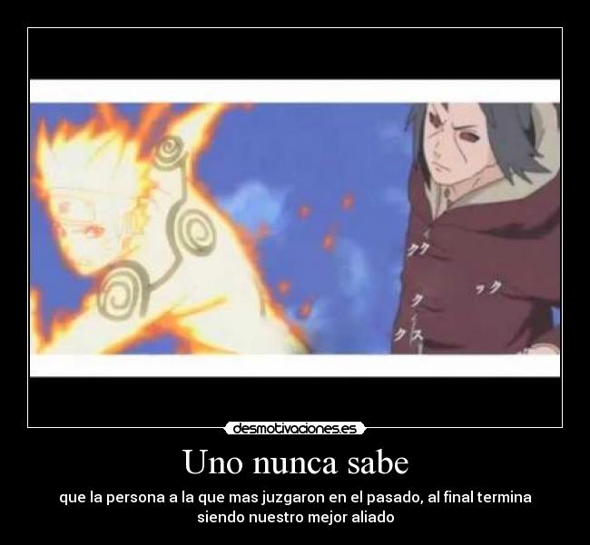 carteles naruto shippuden naruto uzumaki itachi uchiha echos reales desmotivaciones