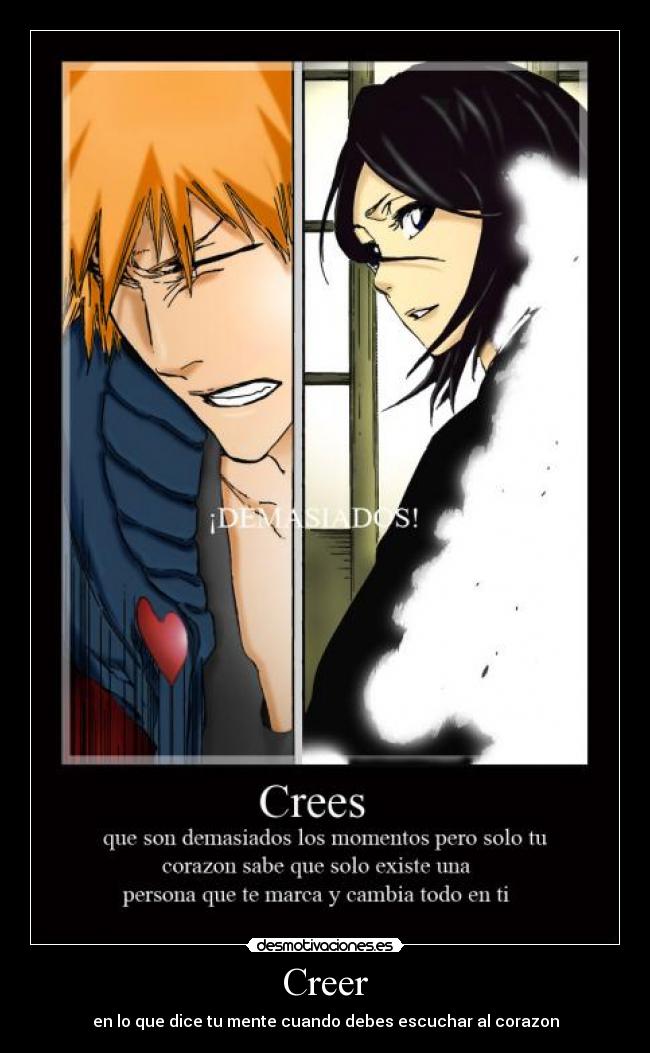 Creer - en lo que dice tu mente cuando debes escuchar al corazon