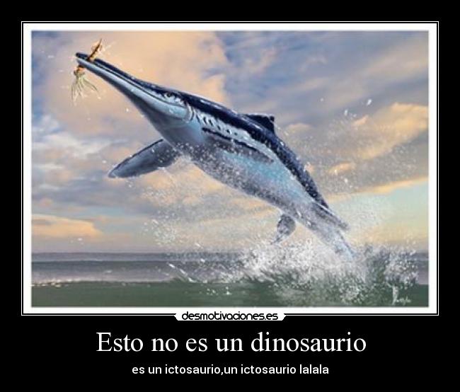 Esto no es un dinosaurio -