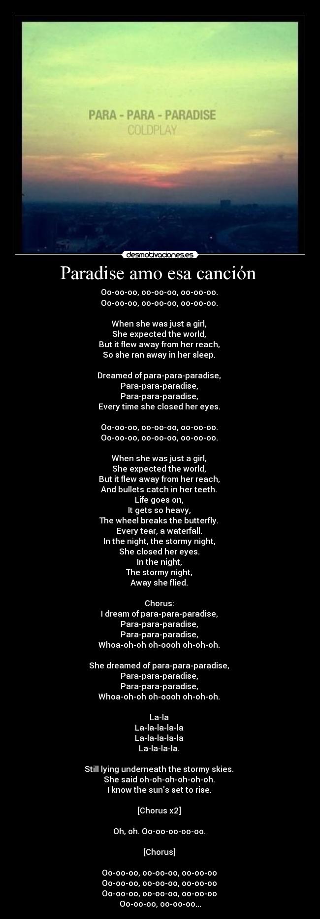 carteles paradise desmotivaciones