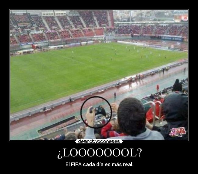 ¿LOOOOOOOL? - El FIFA cada día es más real.