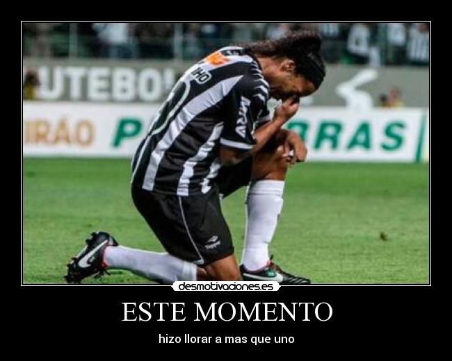 ESTE MOMENTO - hizo llorar a mas que uno