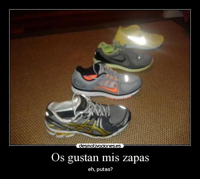 Os gustan mis zapas - eh, putas?