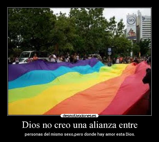 Dios no creo una alianza entre -