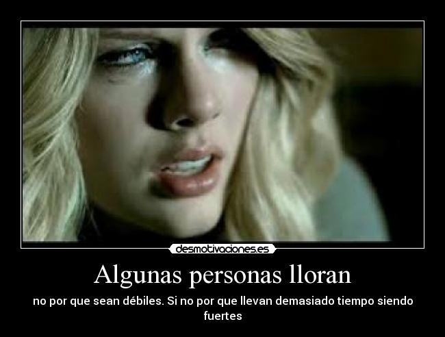 Algunas personas lloran - 