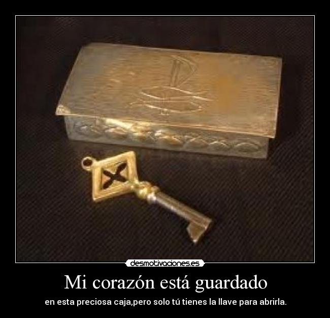 Mi corazón está guardado -