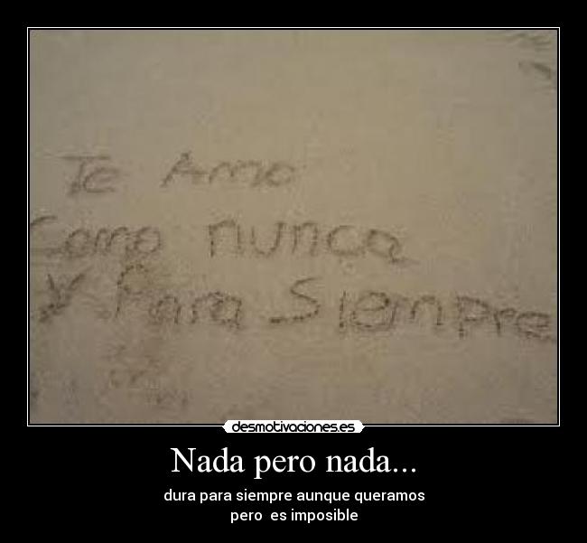 Nada pero nada... - 
