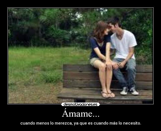 Ámame... -