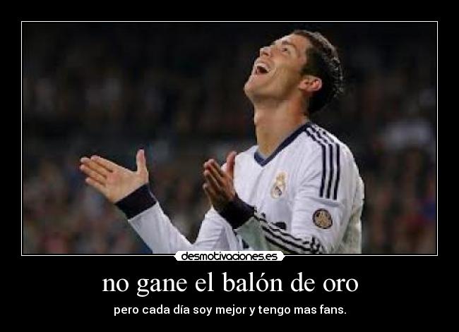 no gane el balón de oro -