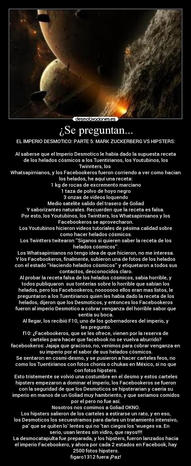 carteles imperio desmotico saga desmotivaciones