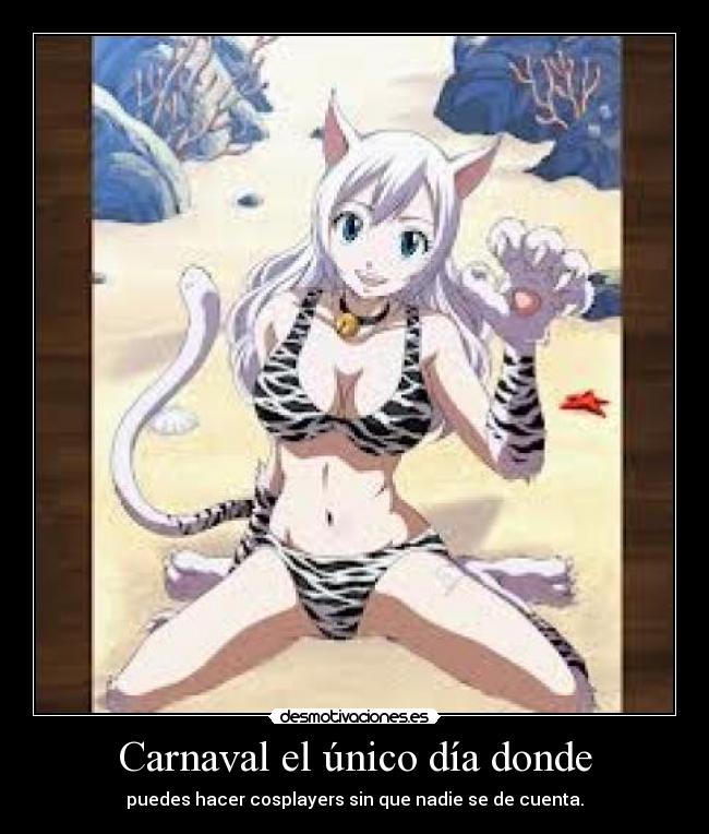 Carnaval el único día donde -