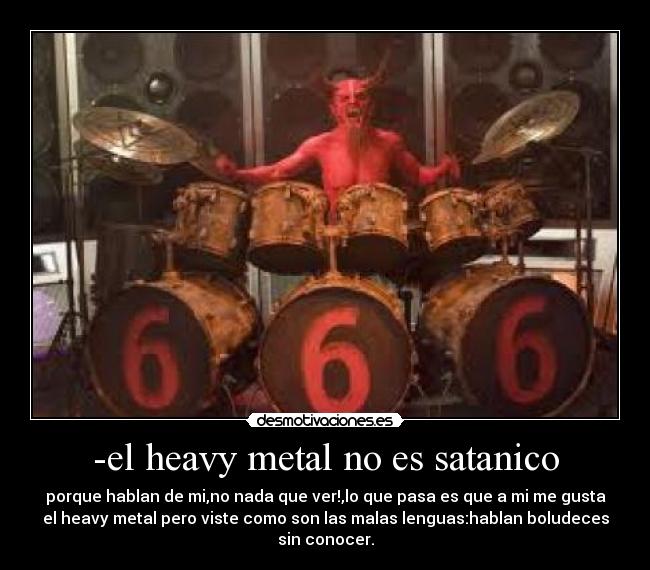 -el heavy metal no es satanico -