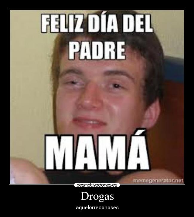 Drogas - aquelorreconoses