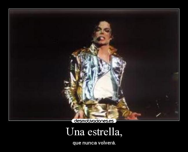 Una estrella, -