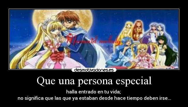 Que una persona especial -